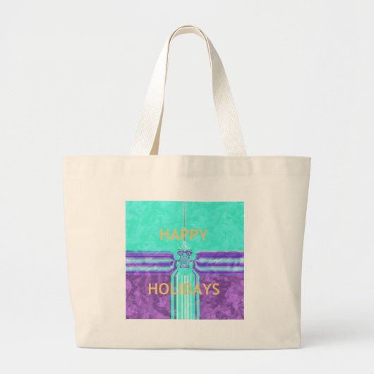 Grand Tote Bag Hakuna Matata Joyeuses Fêtes (Devant)