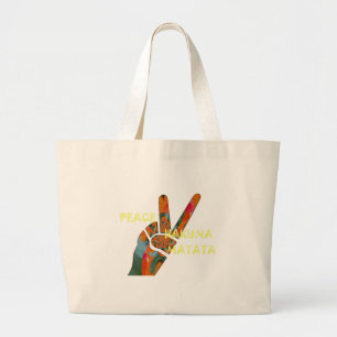 Grand Tote Bag Hakuna Matata Paix