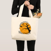 Grand Tote Bag Halloween (Devant (produit))