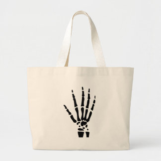 Grand Tote Bag halloween à la main effrayante