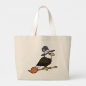 Grand Tote Bag Halloween Bald Eagle (Dos)