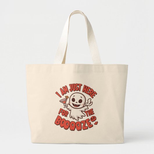 Grand Tote Bag Halloween Tote Bag- "I am just here for the boove (Devant)