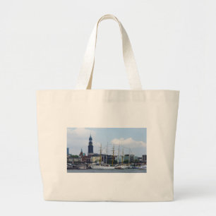 Grand Tote Bag Hambourg Harbor Port Michel Allemagne