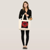 Grand Tote Bag HAMbyWG - Red Gerber (Devant (modèle))
