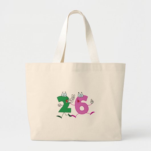Grand Tote Bag Happy Number 26 (Devant)