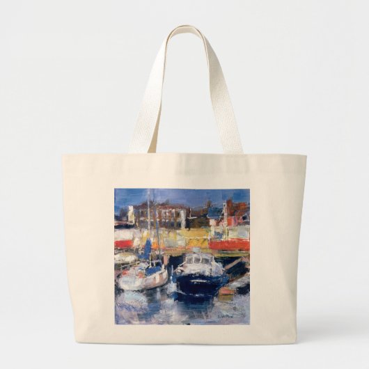 Grand Tote Bag Harbour View de Lowestoft (Devant)