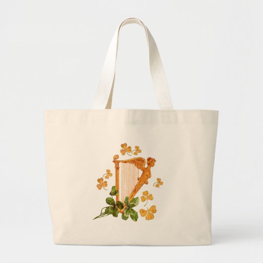 Grand Tote Bag Harpe d'Irlande (Devant)