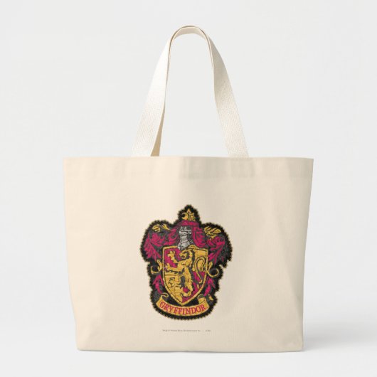 Grand Tote Bag Harry Potter | Blason de la maison Gryffondor (Devant)