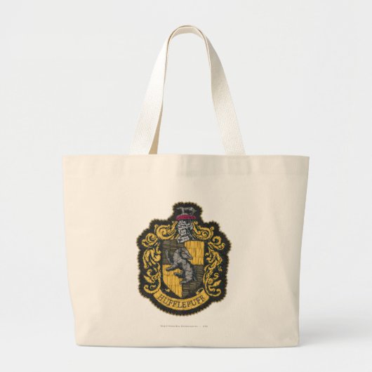 Grand Tote Bag Harry Potter | Blason de Poufsouffle (Devant)
