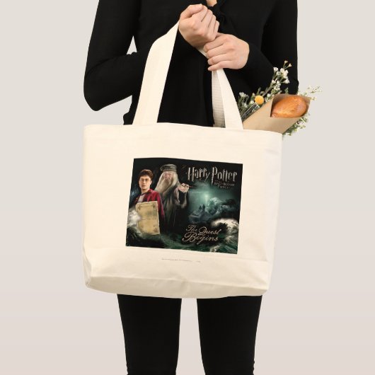Grand Tote Bag Harry Potter et Dumbledore (Devant (produit))