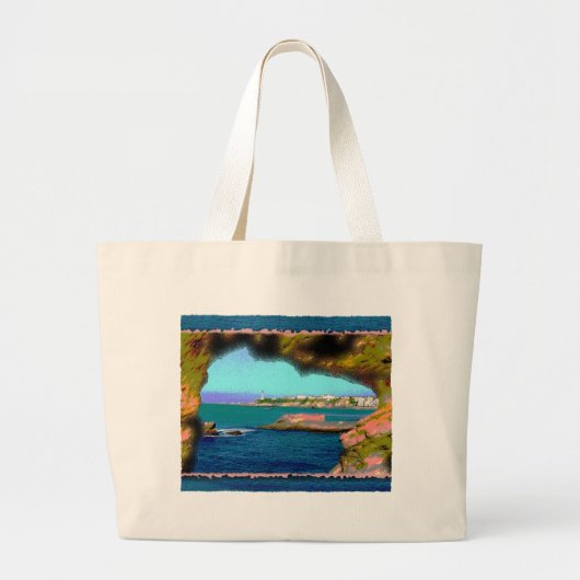 Grand Tote Bag Havre de sécurité (Devant)