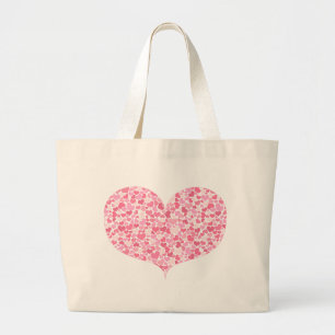 Grand Tote Bag Heart of Hearts Jumbo Tote