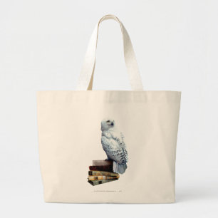 Grand Tote Bag Hedwig sur les livres
