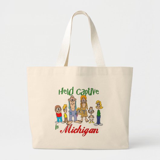 Grand Tote Bag Held Captive au Michigan (Devant)