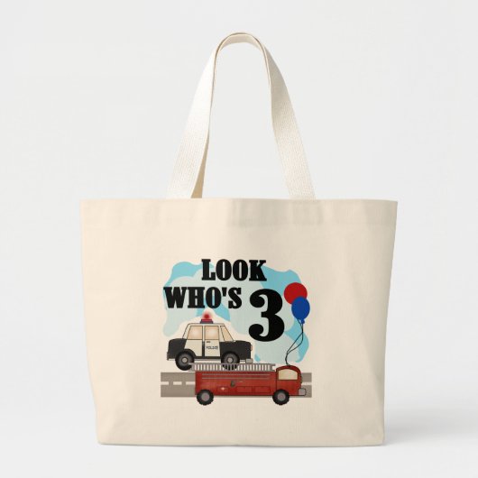 Grand Tote Bag Héros de tous les jours 3e anniversaire Tshirts et (Devant)