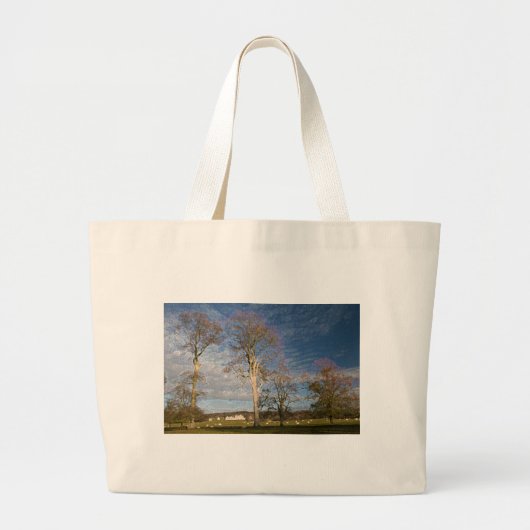 Grand Tote Bag Hêtre irlandais (Devant)