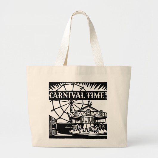 Grand Tote Bag Heure du carnaval (Devant)