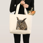 Grand Tote Bag Hibou (Devant (produit))