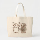 Grand Tote Bag Hiboux (Devant)
