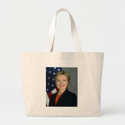 Grand Tote Bag hillary clinton (Devant)