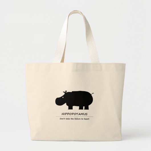 Grand Tote Bag Hippopotame (Devant)