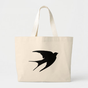 Grand Tote Bag Hirondelle à la grange