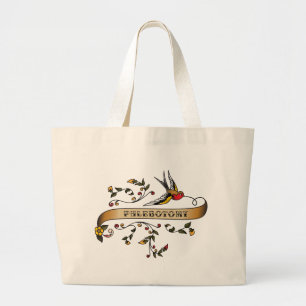 Grand Tote Bag Hirondelle et rouleau avec le Phlebotomy