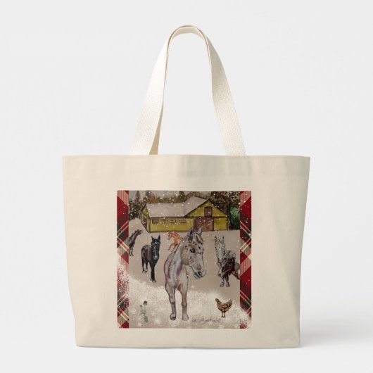 GRAND TOTE BAG HIVER AU RANG WEST HILLS (Dos)