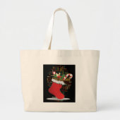 Grand Tote Bag HoHo ! Merry Christmas TOXITS et Happy New Year (Devant)