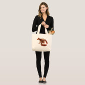 Grand Tote Bag Homard (Devant (modèle))