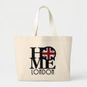 Grand Tote Bag HOME Londres Angleterre (Devant)