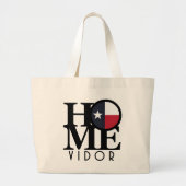 Grand Tote Bag HOME Vidor Texas (Devant)