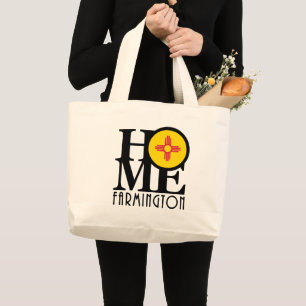 Grand Tote Bag HOMEFarmington Nouveau-Mexique