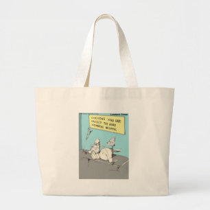 Grand Tote Bag Hôpital Mémorial du Poulet Qui a Traversé la Route