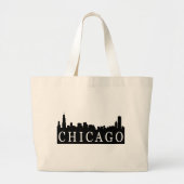 Grand Tote Bag Horizon de Chicago (Devant)