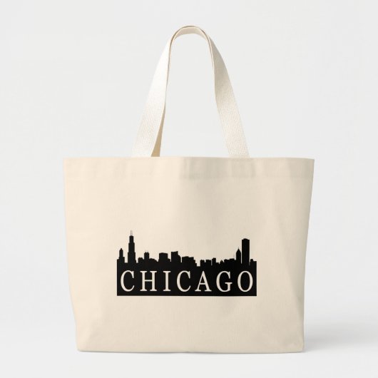 Grand Tote Bag Horizon de Chicago (Devant)