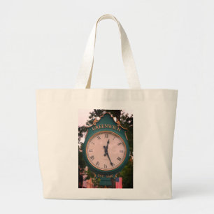 Grand Tote Bag Horloge postale de l'avenue Greenwich, Greenwich, 