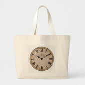 Grand Tote Bag Horloge vintage (Devant)