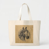 Grand Tote Bag Horse cameo (Devant)