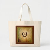 Grand Tote Bag Horseshoe monogramme (Devant)