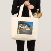 Grand Tote Bag Hospital Point Lighthouse, Massachusetts (Devant (produit))