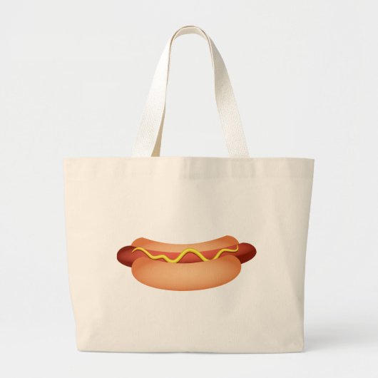 Grand Tote Bag Hot dog (Devant)