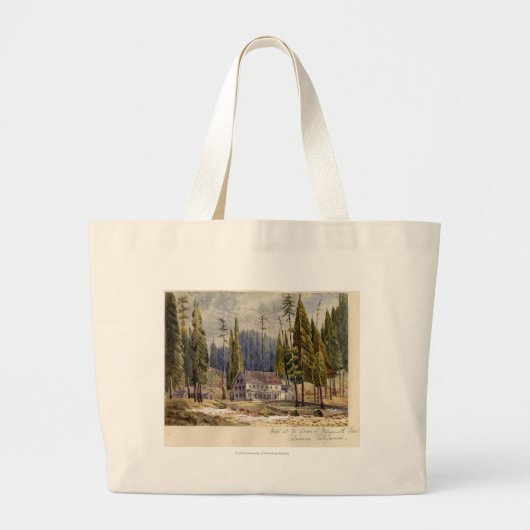Grand Tote Bag Hôtel au verger des arbres de Mamoth (Devant)