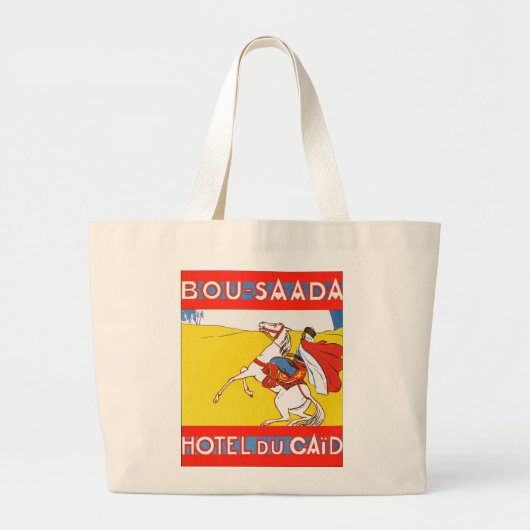 Grand Tote Bag Hôtel Du Caid De Bou-Saada (Devant)