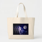 Grand Tote Bag Howling Wolf (Devant)