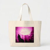 Grand Tote Bag Howling Wolf (Devant)