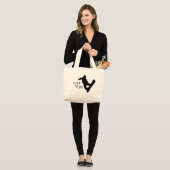 Grand Tote Bag Huck Yeah (Devant (modèle))