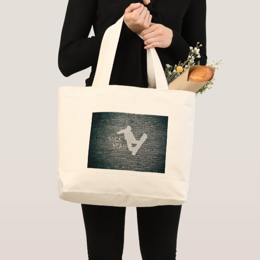 Grand Tote Bag Huck Yeah (Devant (produit))