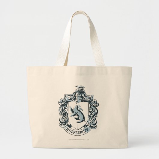 Grand Tote Bag Hufflepuff Crest Blue (Devant)
