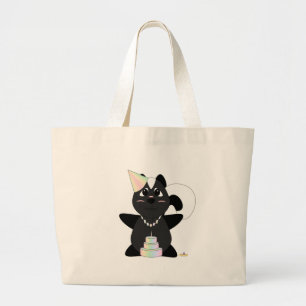 Grand Tote Bag Huggable Pastel Birthday Skunk